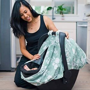 Bebe au Lait Classic Muslin Car Seat Cover